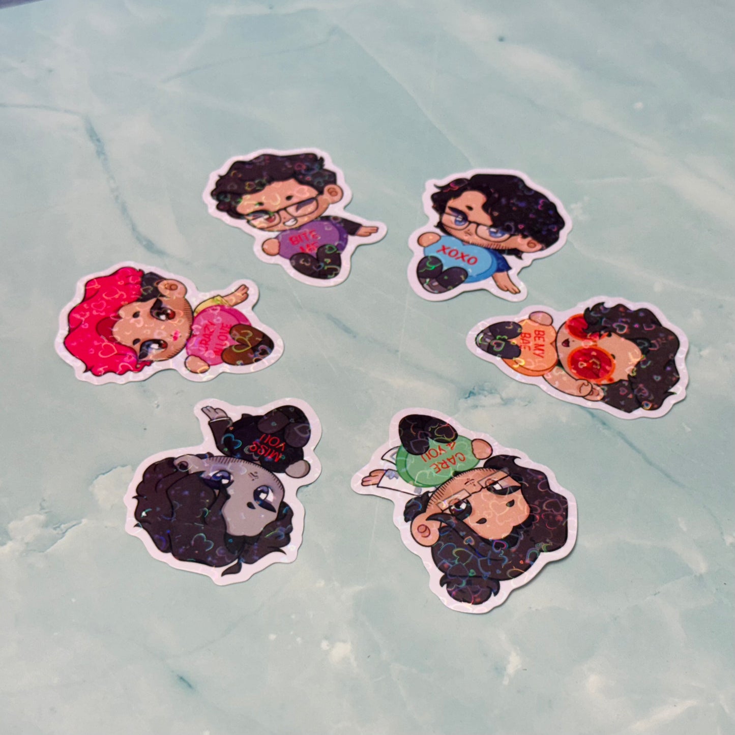Candy Heart Blind Box Pins