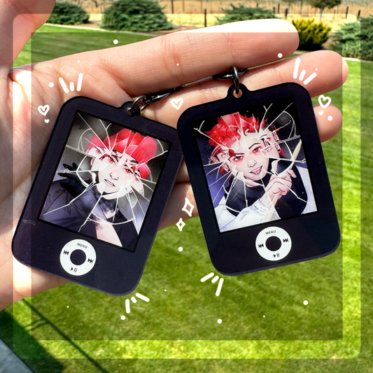 SpookyFace iPod Keychains