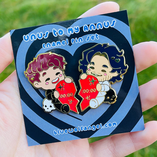 Unus to my Annus Enamel Pin Set