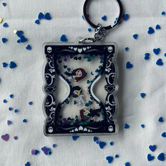 Unus Annus Hourglass Liquid Shaker Charm