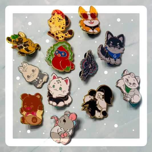 Ego Animal Pins!